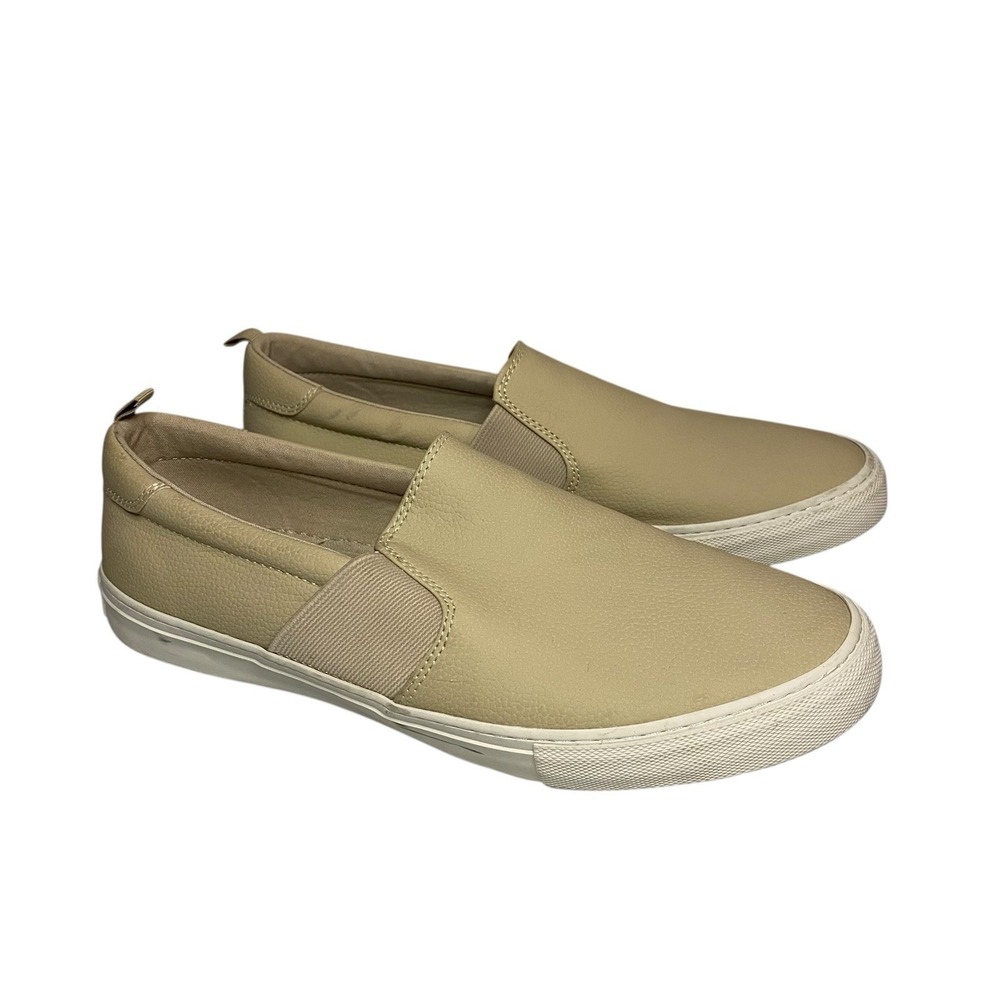 Banana Republic Men's Size 12 Classic Slip On Bone Sneaker Boat Shoes‎ Preppy